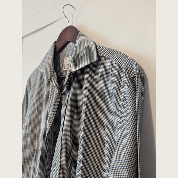 TODD SNYDER - Classic check shirt - Sz 15.5 - Picture 2 of 9
